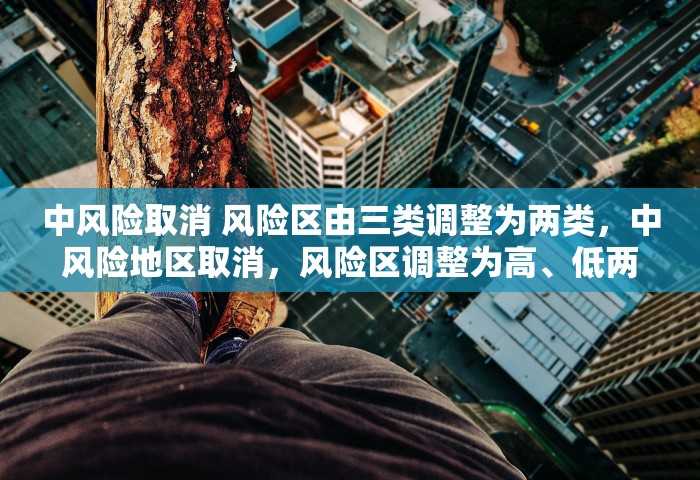 中风险取消 风险区由三类调整为两类，中风险地区取消，风险区调整为高、低两类