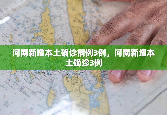 河南新增本土确诊病例3例，河南新增本土确诊3例