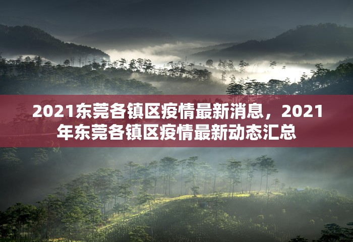 2021东莞各镇区疫情最新消息，2021年东莞各镇区疫情最新动态汇总